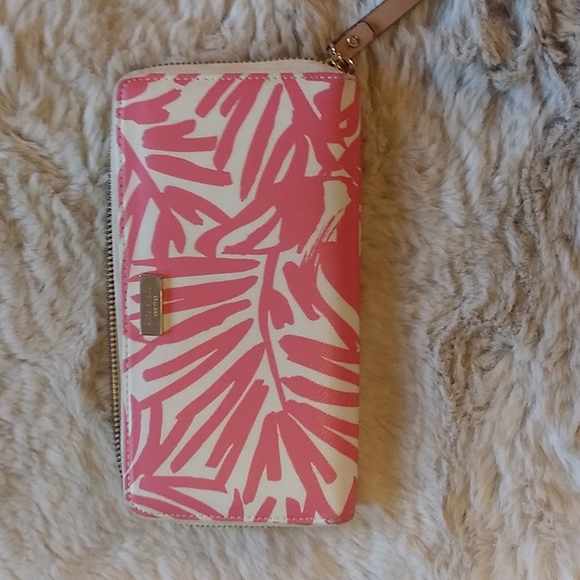 $$❤️❤️☘️ 2piece set Kate Spade tropical tote & wallet. - Picture 7 of 10